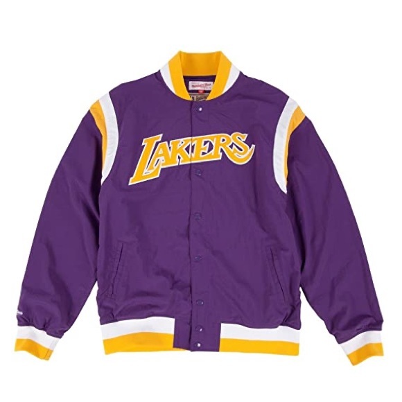 ISO Mitchell and Ness Lakers Warm Up Jacket Men’s size Small - Picture 1 of 2
